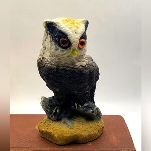 Sand Sculpted Owl Figurine, Statue
